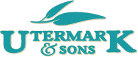 Utermark & Sons Co. Quality Lawn Care Company Logo